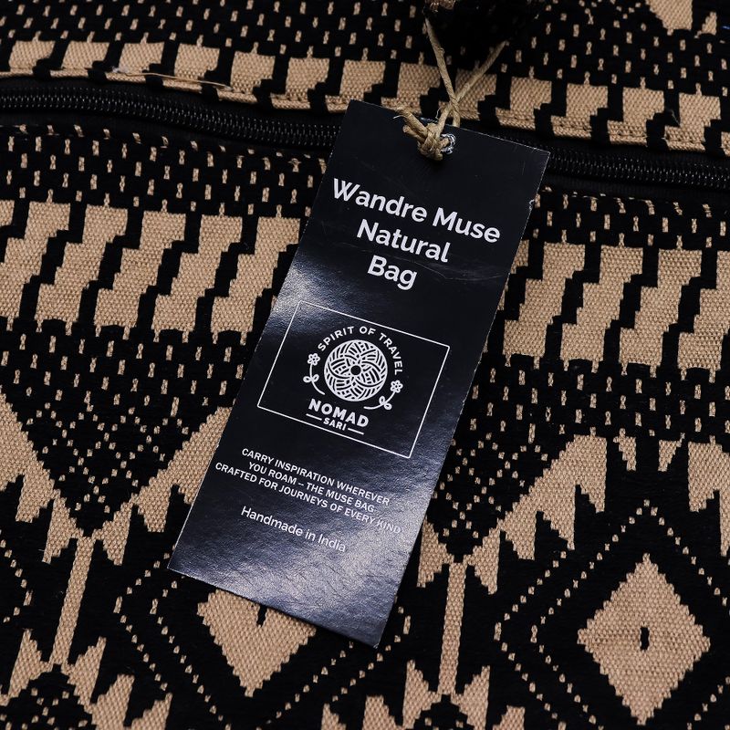 Jakard prirodne torbe - Desert Loom - Wander Muse model