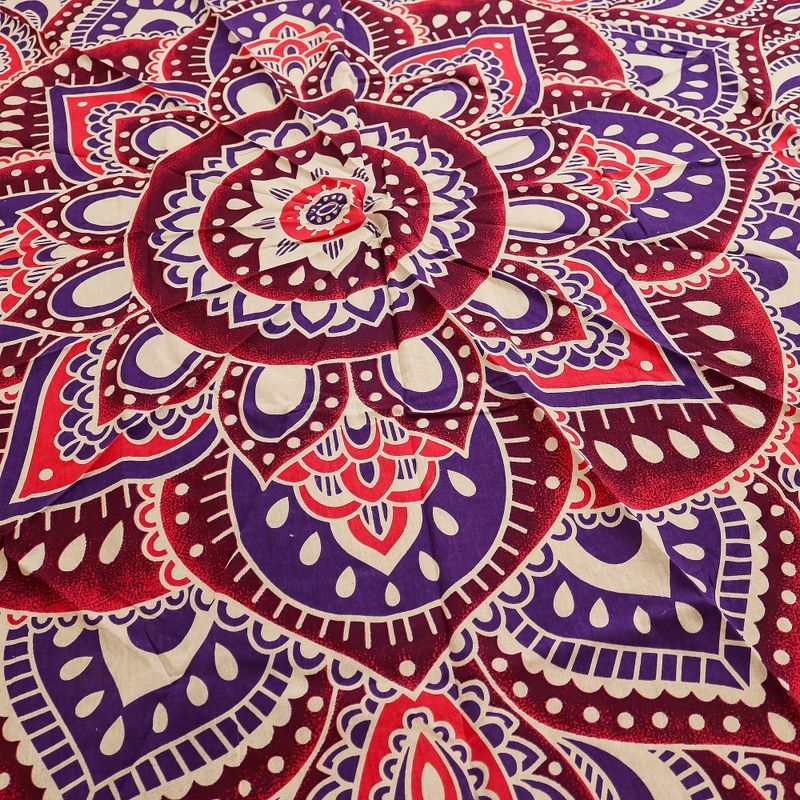 Velika Mandala Okrugla Dekoracija (180cm) – Roze & Ljubičasta