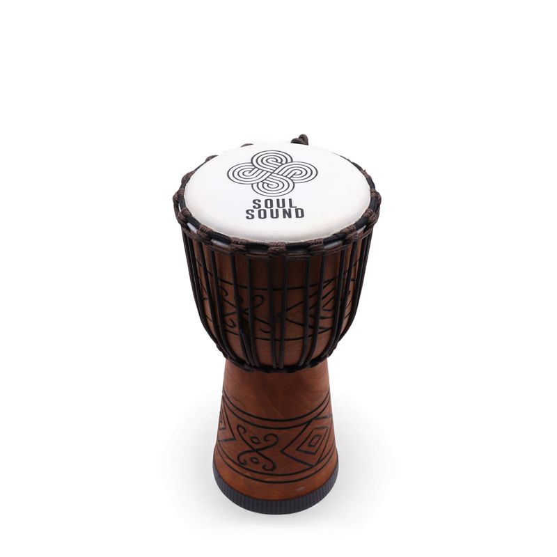 Srednji Pro Djembe Bubanj - Zvuk Duše (nizak ton) - 40cm (promjer 18cm)