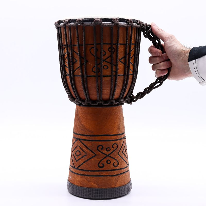 Srednji Pro Djembe Bubanj - Zvuk Duše (nizak ton) - 40cm (promjer 18cm)