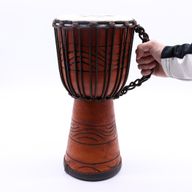 Srednji Pro Djembe Bubanj - Ritam Slobode (visoki ton) - 40cm (promjer 18cm)