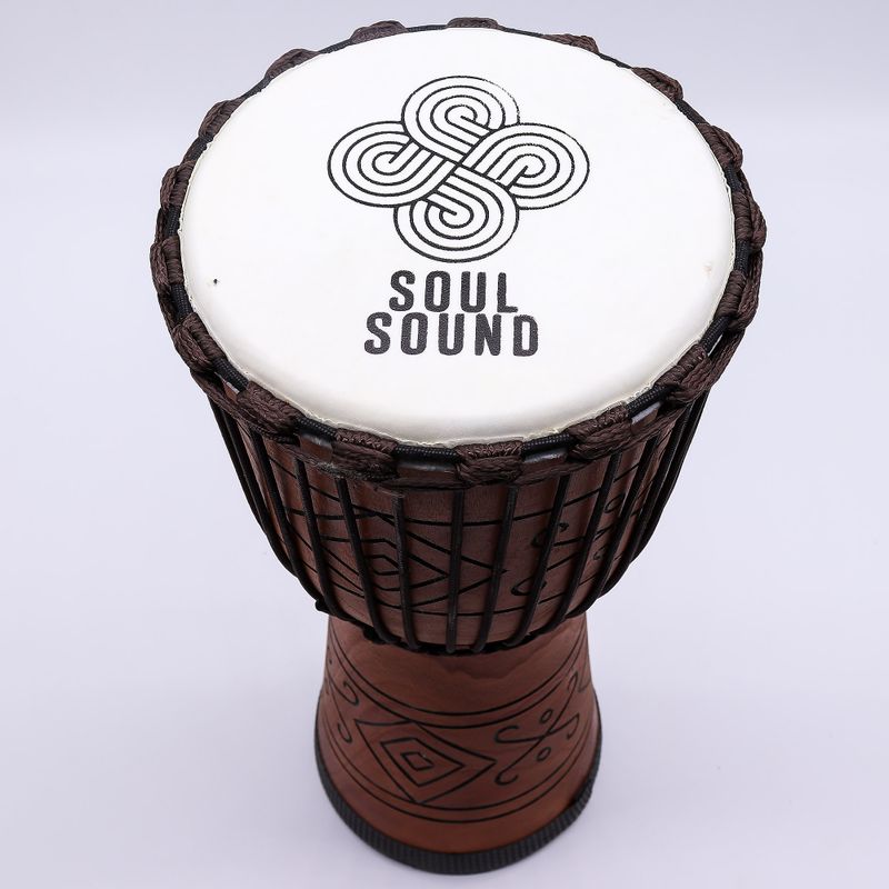 Veliki Pro Djembe Bubanj - Zvuk Duše (nizak ton) - 50cm (promjer 22cm)
