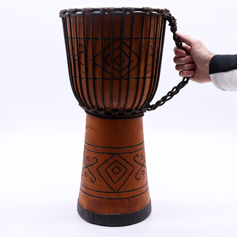 Veliki Pro Djembe Bubanj - Zvuk Duše (nizak ton) - 50cm (promjer 22cm)