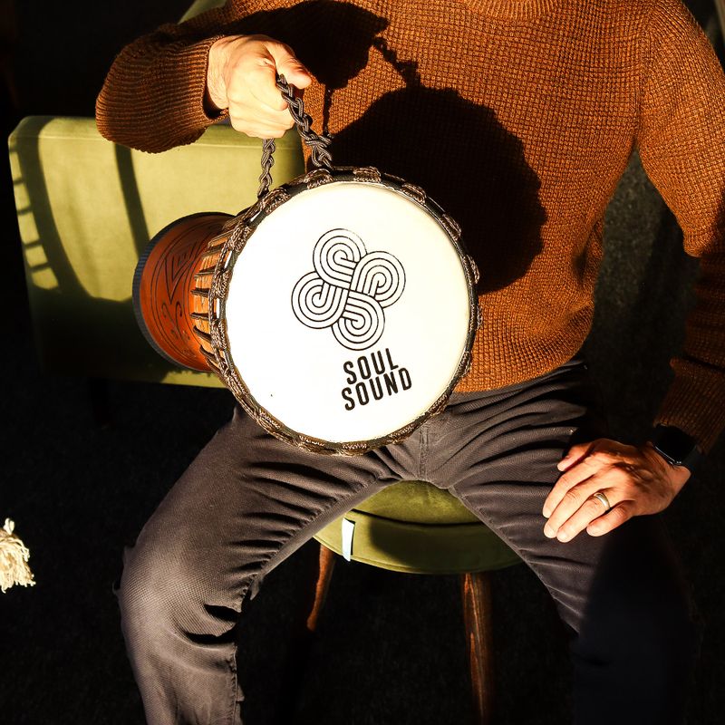 Veliki Pro Djembe Bubanj - Zvuk Duše (nizak ton) - 50cm (promjer 22cm)