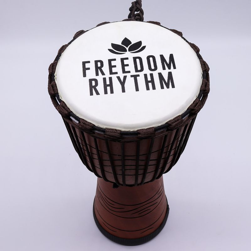 Veliki Pro Djembe Bubanj - Ritam Slobode (visoki ton) - 50cm (promjer 22cm)