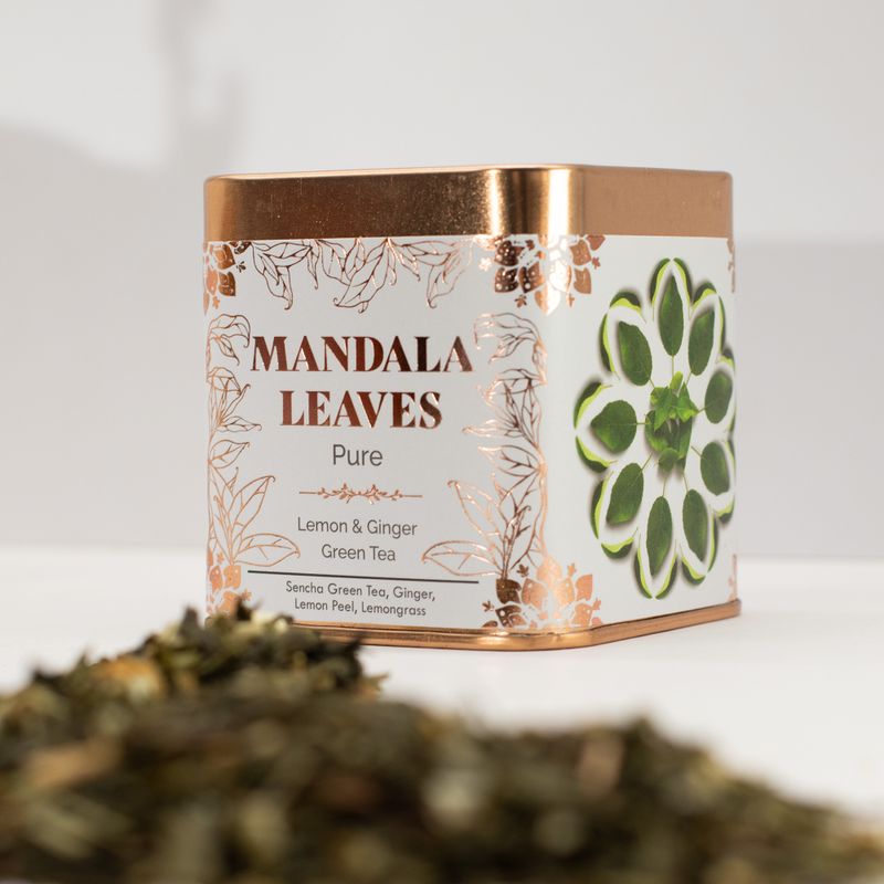 Classic Green Tea with Lemon and Ginger — Limenka — 50g