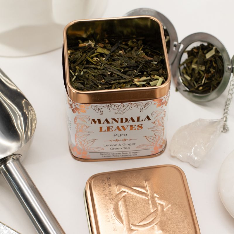 Classic Green Tea with Lemon and Ginger — Limenka — 50g