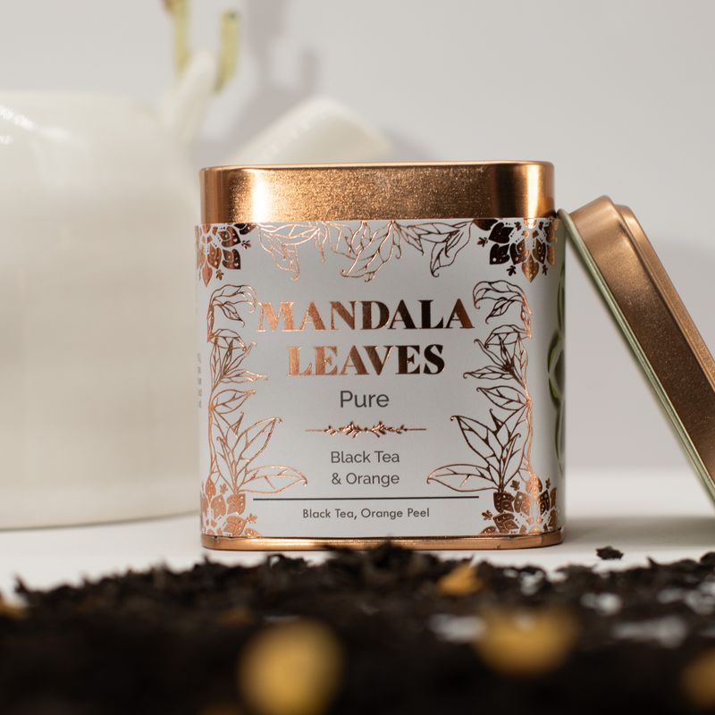 Organic Black & Orange Tea — Limenka — 50g