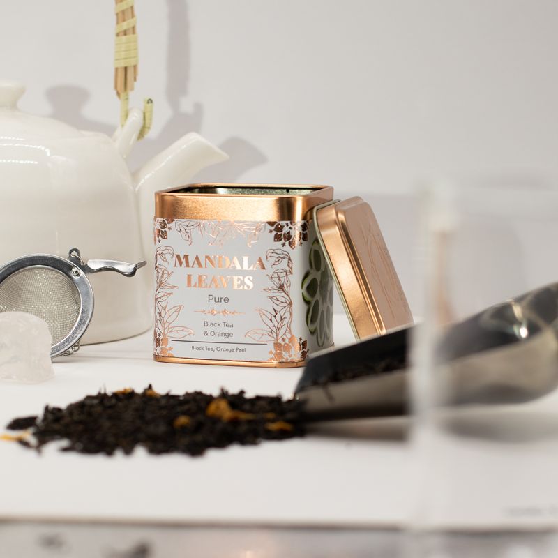 Organic Black & Orange Tea — Limenka — 50g