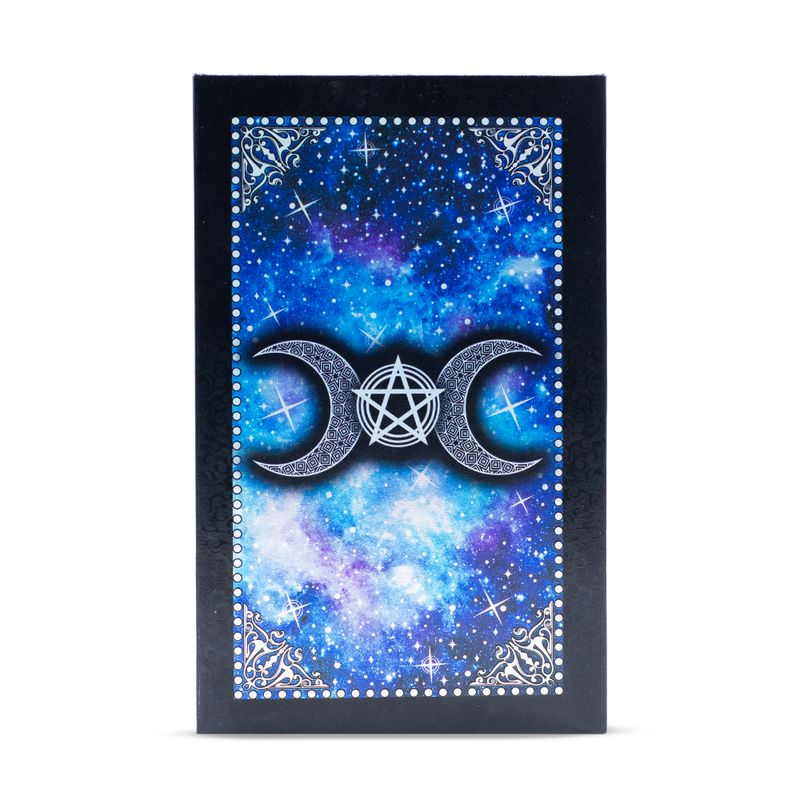 Set Tarot Karata s Plavim Foliotiskom – Lice Mjeseca – s knjižicom