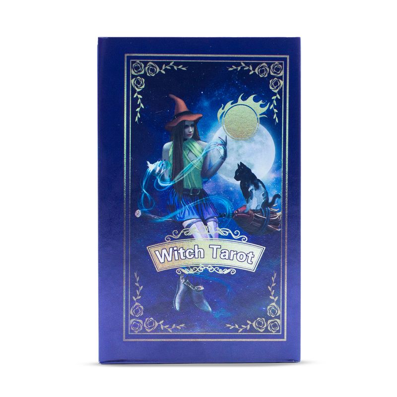 Set Tarot Karata s Ljubičastim Foliotiskom – Witch Tarot – s knjižicom