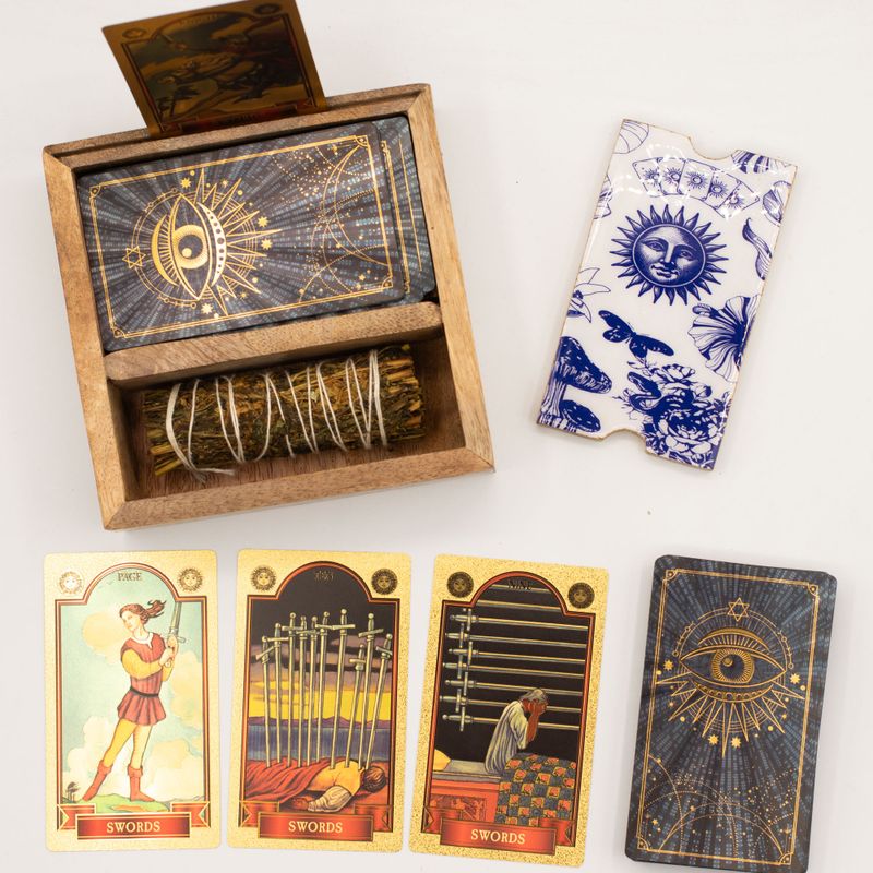 Tarot Kutija s Dva Pretinca i Držačem za Karte