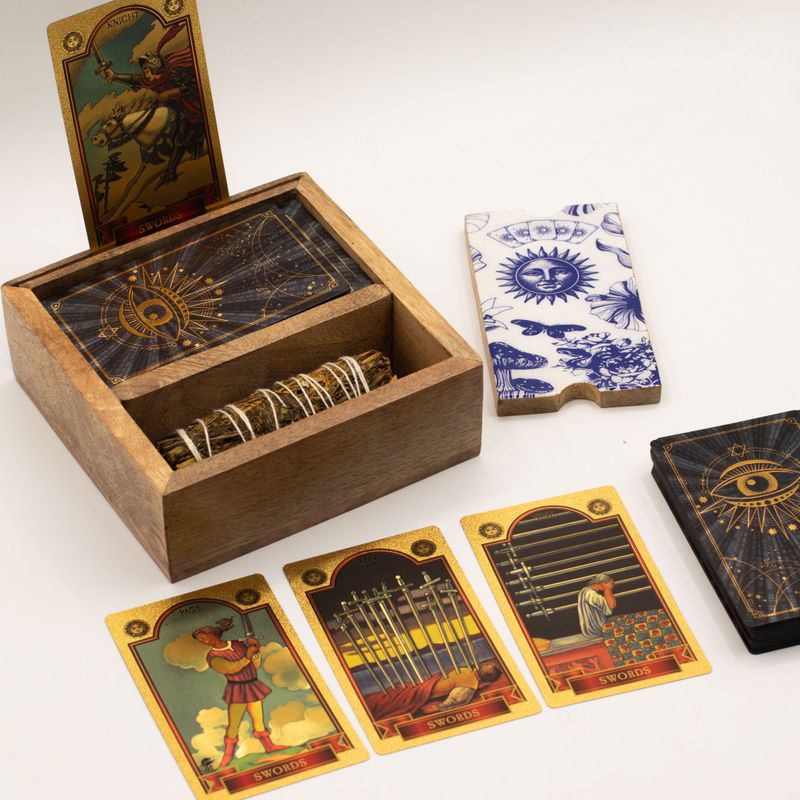 Tarot Kutija s Dva Pretinca i Držačem za Karte