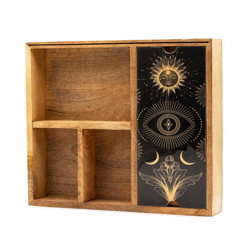 Tarot Kutija s Četiri Pretinca i Držačem za Karte