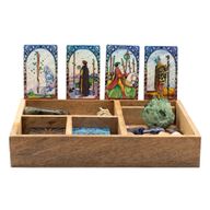 Tarot Kutija s Četiri Pretinca i Držačem za Karte