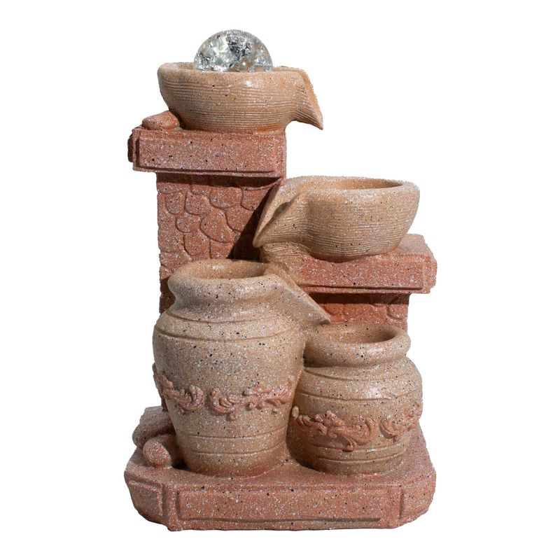 Sobna fontana – Kaskadne posude u mediteranskom stilu (19x14x27 cm)