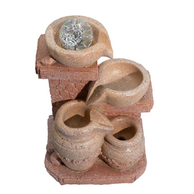 Sobna fontana – Kaskadne posude u mediteranskom stilu (19x14x27 cm)