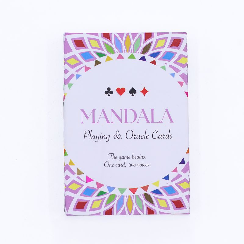 Mandala Karte za Igranje i Proricanje – Kaleidoskopska Simetrija
