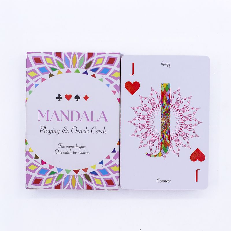 Mandala Karte za Igranje i Proricanje – Kaleidoskopska Simetrija