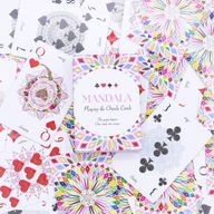 Mandala Karte za Igranje i Proricanje – Kaleidoskopska Simetrija