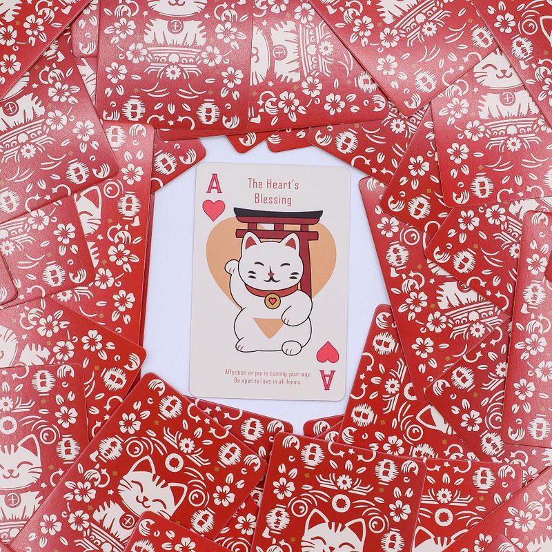 Sretne Mačke Karte za Igranje i Proricanje – Maneki Neko Špil