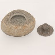 Posuda za uzemljenje od prirodnog riječnog kamena – Velika (cca 15x12cm)
