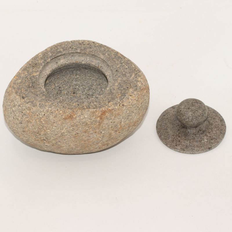 Posuda za uzemljenje od prirodnog riječnog kamena – Velika (cca 15x12cm)