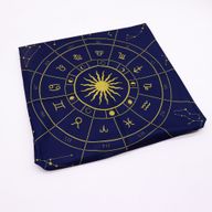 Platno za Čitanje Tarota – Zodijak (75 x 75cm)