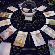 Platno za Čitanje Tarota – Zodijak (75 x 75cm)