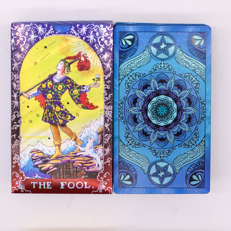 Set Tarot Karata s Plavom Folijom – Mandala - s priručnikom