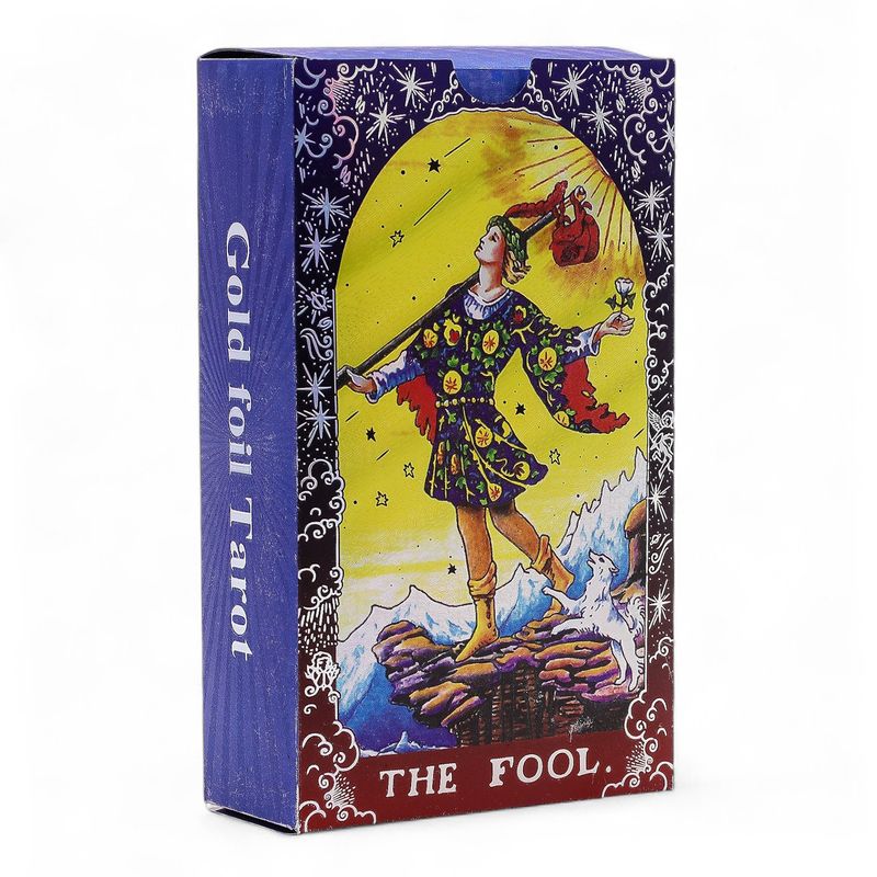 Set Tarot Karata s Plavom Folijom – Mandala - s priručnikom