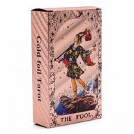 Set Tarot Karata s Rose Gold Folijom – Mjesečeve Faze – s priručnikom