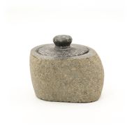 Posuda za uzemljenje od prirodnog riječnog kamena – Mala (cca 9x7 cm)