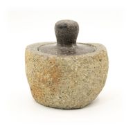 Posuda za uzemljenje od prirodnog riječnog kamena – Srednja (cca 12x8cm)