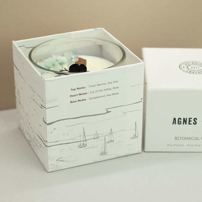 Agnes + Cat Botanička svijeća od sojinog voska - Sea Salt & Moss