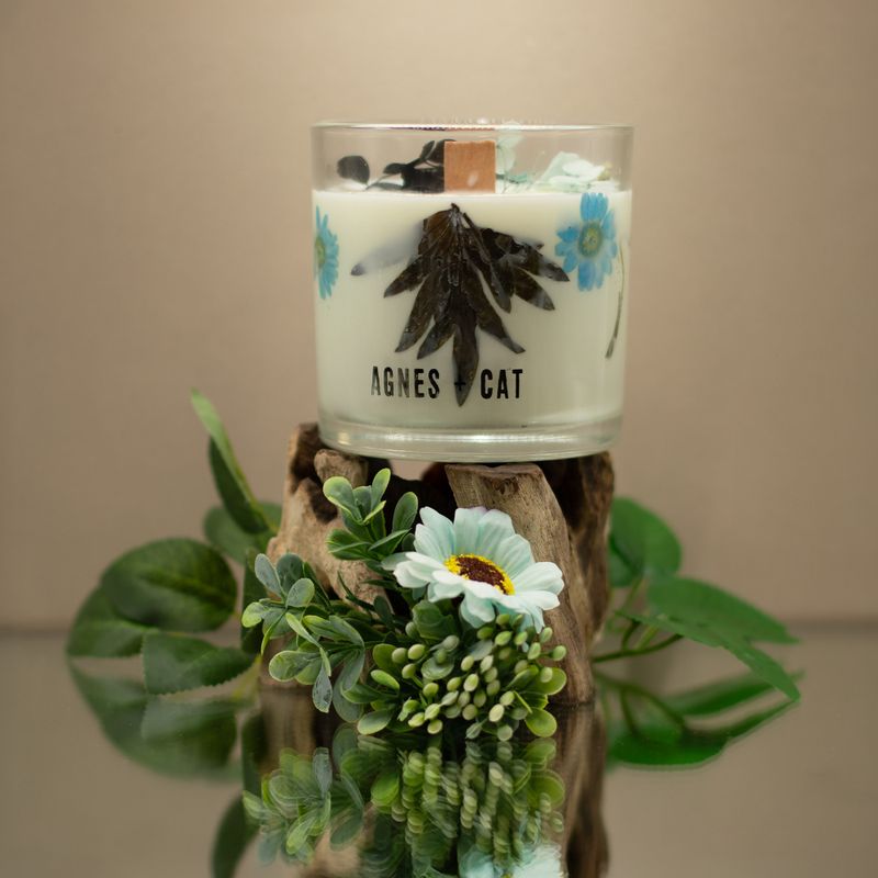 Agnes + Cat Botanička svijeća od sojinog voska - Sea Salt & Moss