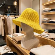 Nomad Sari ležerna slamnata ljetna kapa – Žuta