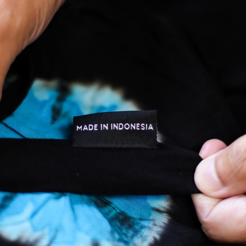 Hlače za opuštanje u japanskom stilu - Srednja - Crna, Plava