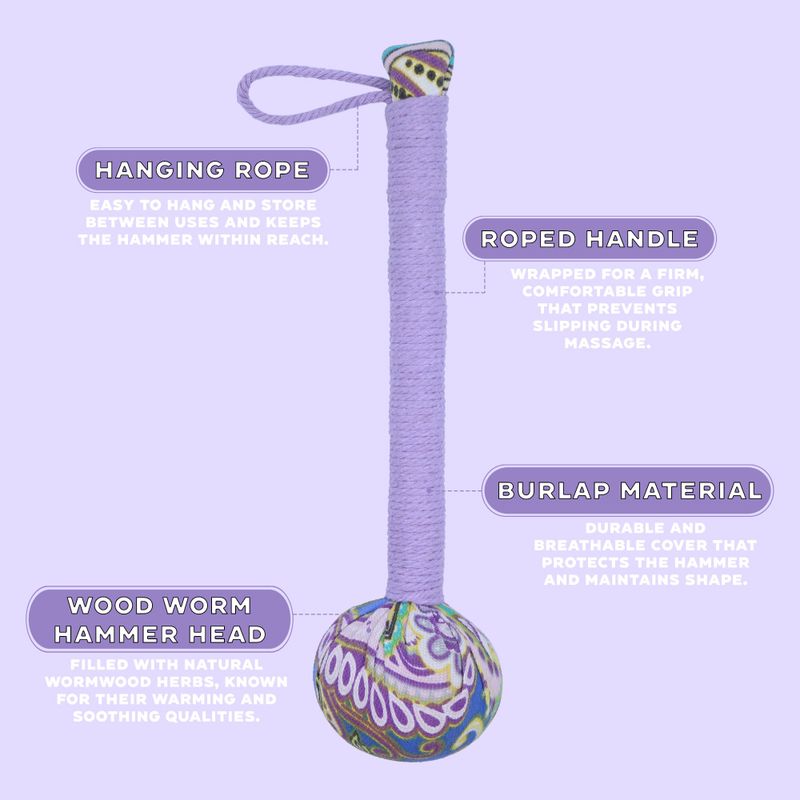 Masažni Čekić od Pelina – Lavanda