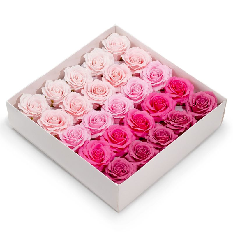 Cvijet od Sapuna za Rukotvorine - (5-slojna) Romantična Ruža - Postupni Prijelaz - Pink Blush