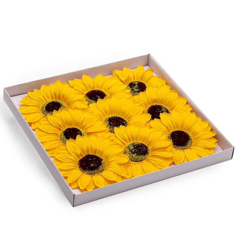 Cvijet od Sapuna za Rukotvorine - Jumbo Suncokreti - (14 cm)