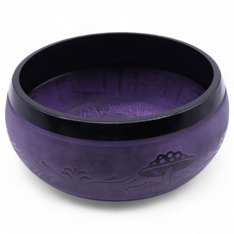 Veoma Glasna - Pjevajuća Zdjela s Gljivama – 23x10,5 cm 1,3 kg – Purple Haze