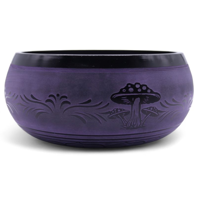 Veoma Glasna - Pjevajuća Zdjela s Gljivama – 23x10,5 cm 1,3 kg – Purple Haze