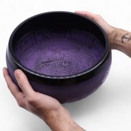 Veoma Glasna - Pjevajuća Zdjela s Gljivama – 23x10,5 cm 1,3 kg – Purple Haze