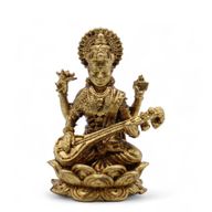 Mesingane Minijaturne Figure Božanstava - Sarasvati (22gr) - 34mm