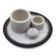 Držač za palo santo štapić & svežanj za kađenje – Bijela & siva