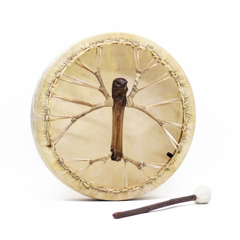 Duh Orla - Šamanski Bubanj s Batićem - Podesiv – 40cm