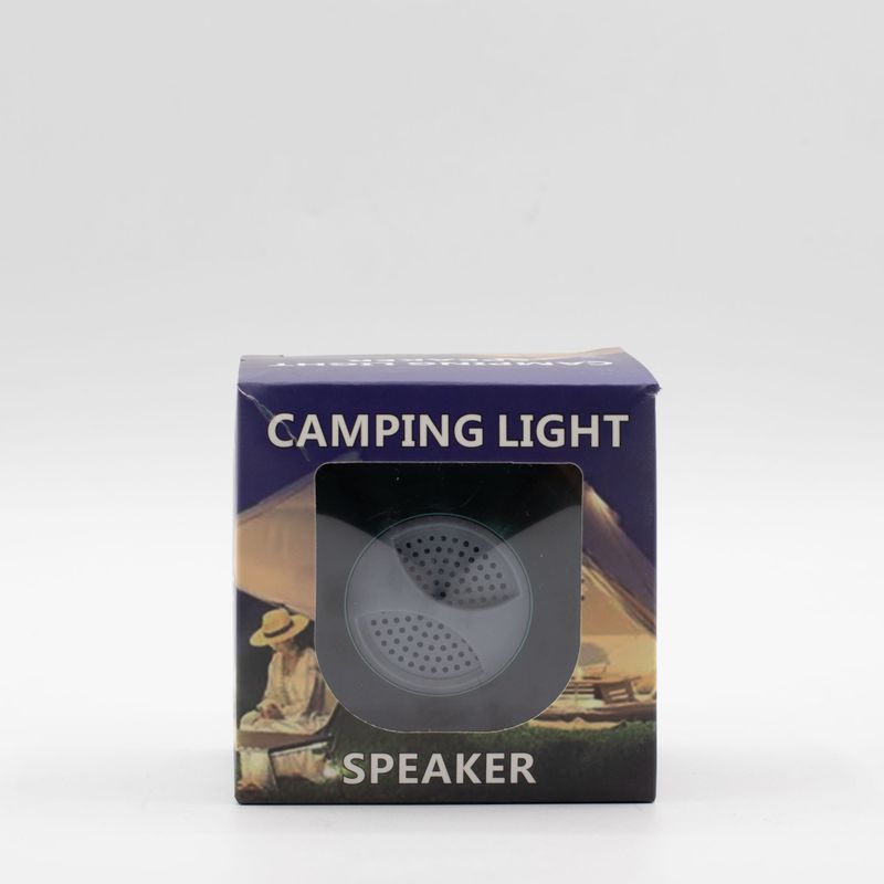 Mini zvučnik viseća lampa za kampiranje - Zelena