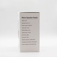 Retro Mini dvostruki gramofonski zvučnik - Bluetooth - 5.4 vata × 2