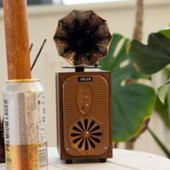 Retro visok gramofonski zvučnik (Extra Loud) – Bluetooth – 8 W